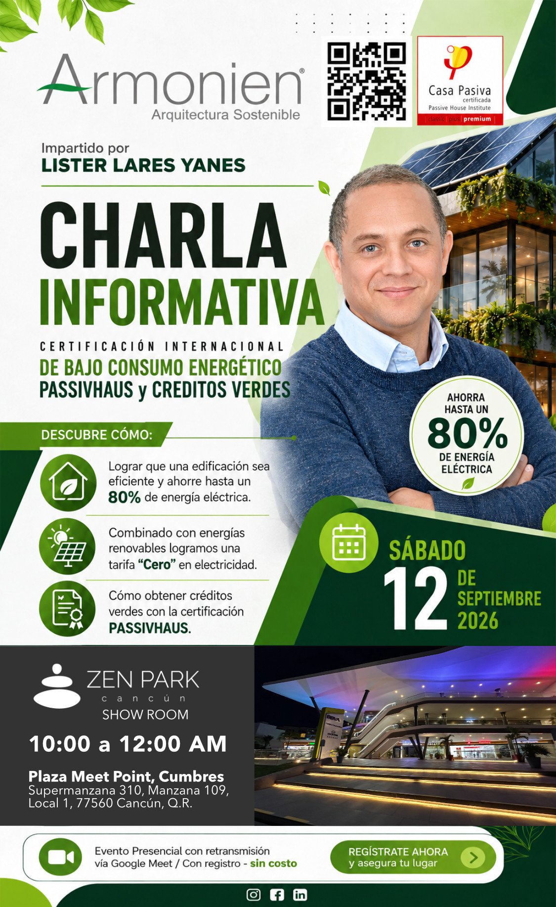 CERTIFICACIÓN INTERNACIONALDE BAJO CONSUMO ENERGÉTICOPASSIVHAUS y CREDITOS VERDES